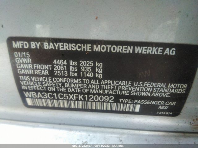 WBA3C1C5XFK120092 BMW 3 Series 328i