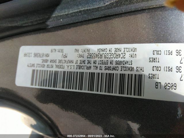 2C4RDGEG9JR345562 Dodge Grand Caravan Gt