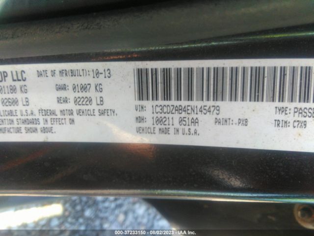 1C3CDZAB4EN145479 Dodge AVENGER SE