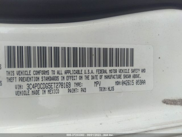 3C4PDCDG5ET278169 Dodge Journey Limited