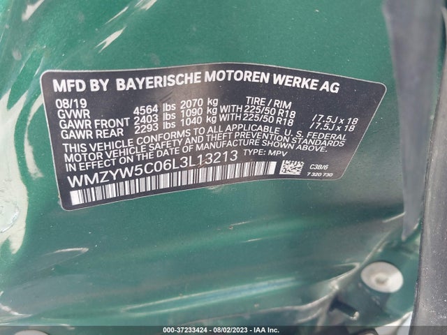 2020 MINI COUNTRYMAN WMZYW5C06L3L13213 Photo 8