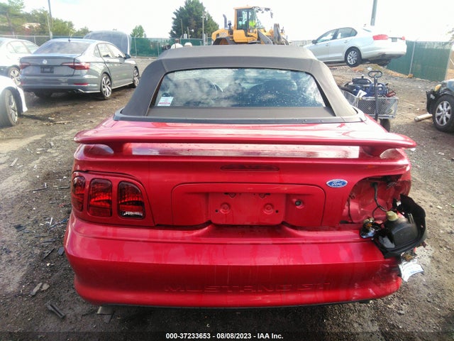1996 FORD MUSTANG GT VIN: 1FALP45X7TF165850