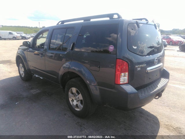 2008 NISSAN PATHFINDER S VIN: 5N1AR18B08C657392
