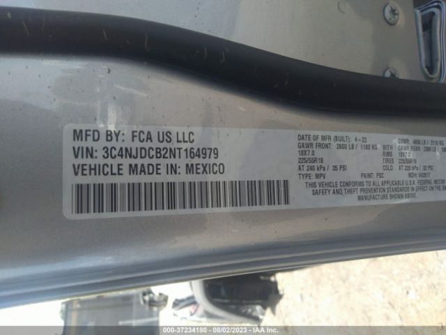 3C4NJDCB2NT164979 Jeep Compass Limited