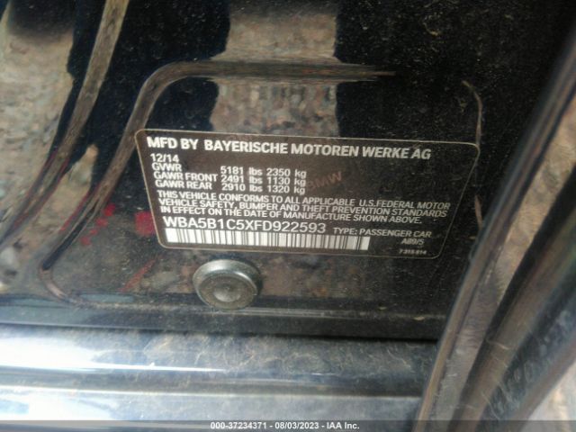 WBA5B1C5XFD922593 BMW 5 Series 535i