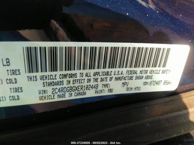 2C4RDGBGXER102448 Dodge Grand Caravan American Value Pkg