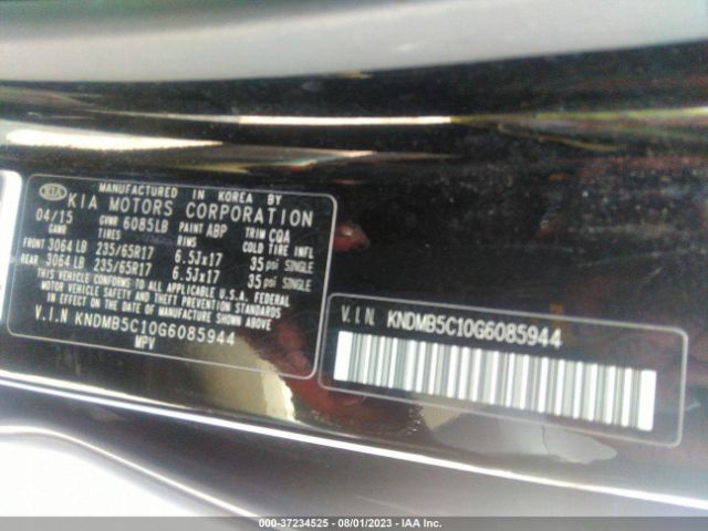 KNDMB5C10G6085944 KIA SEDONA LX