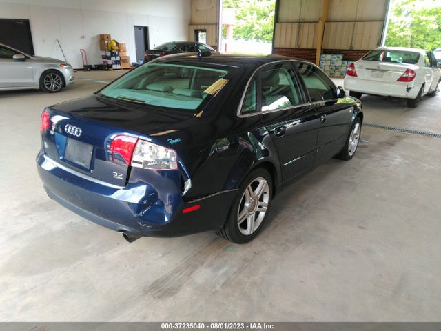 2006 AUDI A4 3.2L VIN: WAUDH78E36A295713