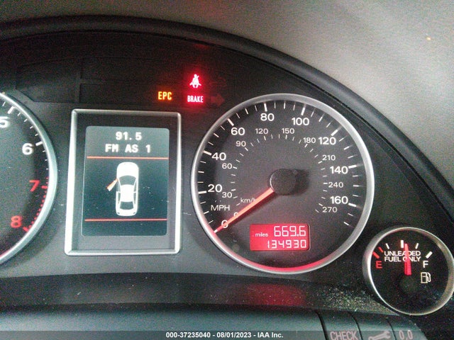 2006 AUDI A4 3.2L VIN: WAUDH78E36A295713