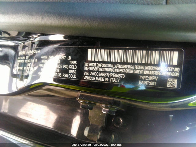 ZACCJABB7HPE64570 Jeep Renegade Altitude