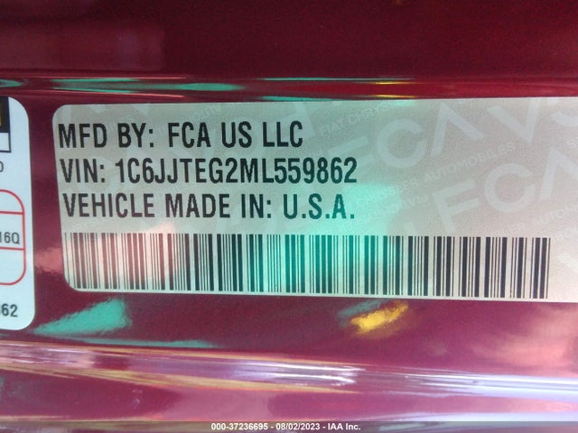 2021 JEEP GLADIATOR MOJAVE VIN: 1C6JJTEG2ML559862