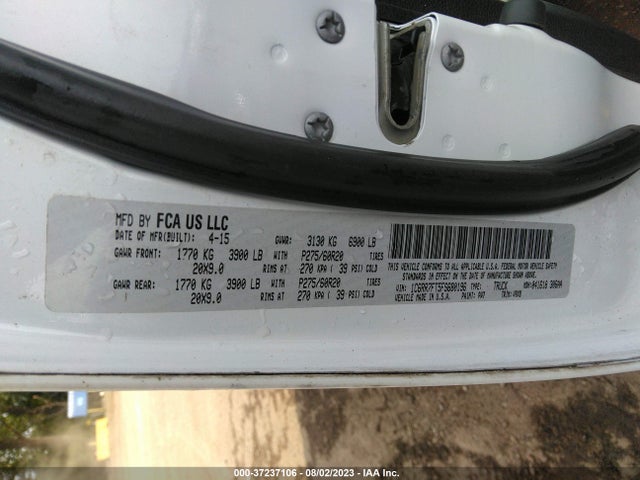 RAM 1500 Express 2015 1C6RR7FT5FS680196 Image 9