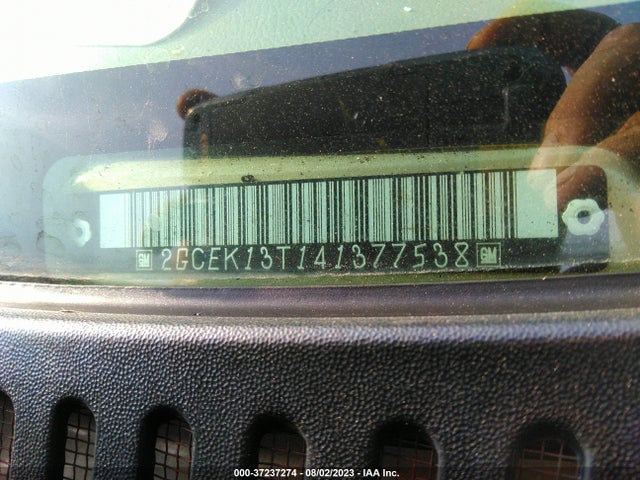 2004 CHEVROLET SILVERADO 1500 CREW CAB Z71 VIN: 2GCEK13T141377538