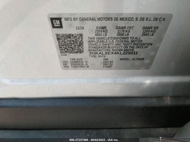 3GKALXEX4KL225011 GMC Terrain Denali