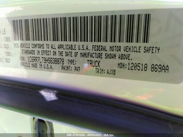 RAM 1500 Lone Star Silver 2017 1C6RR7LT9HS638878 Image 12