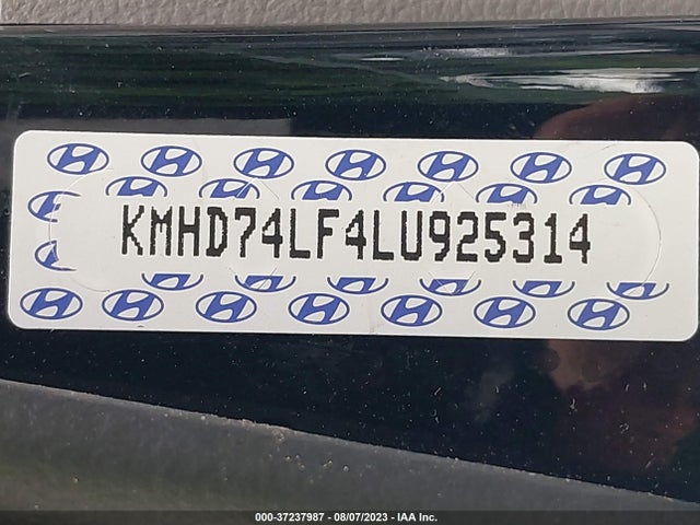 2020 HYUNDAI ELANTRA SE VIN: KMHD74LF4LU925314