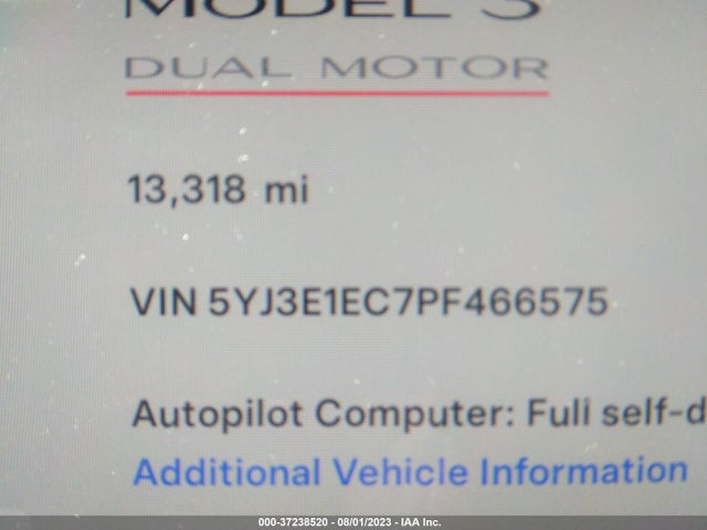 Tesla Model 3 Performance 2023 5YJ3E1EC7PF466575 Image 9