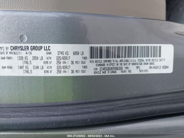 2C4RDGBG0ER366326 Dodge Grand Caravan Se