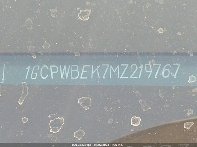 Chevrolet Silverado 1500 2021 1GCPWBEK7MZ219767 Image 9
