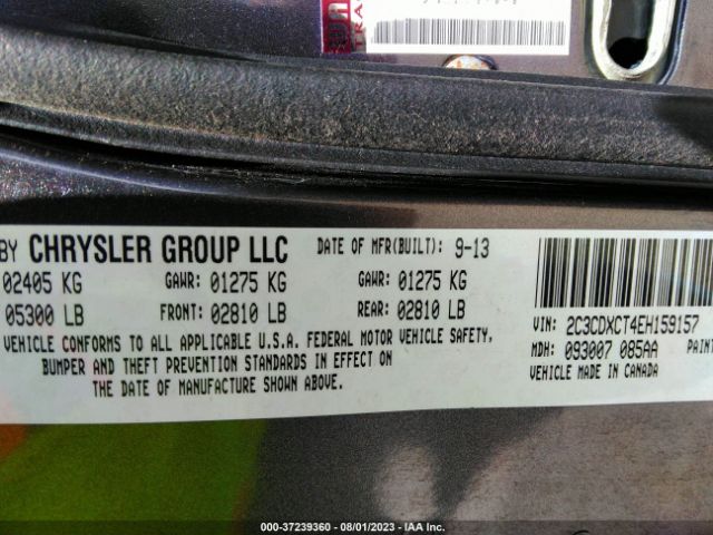 2C3CDXCT4EH159157 Dodge Charger Rt