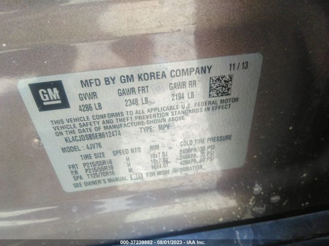 KL4CJDSB5EB612474 Buick Encore Premium