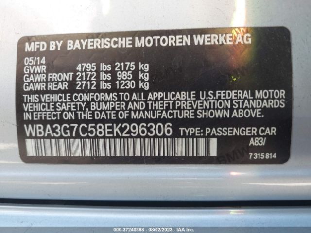 WBA3G7C58EK296306 BMW 3 Series 328i Xdrive