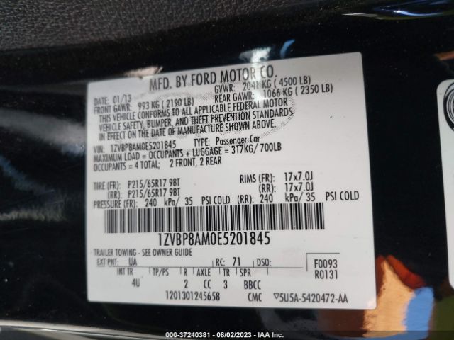 1ZVBP8AM0E5201845 Ford Mustang V6