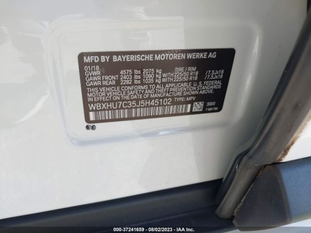 WBXHU7C35J5H45102 BMW X1 Sdrive28i