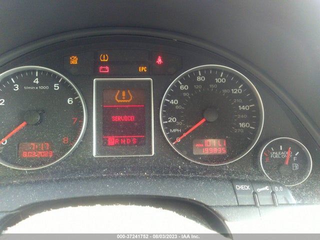 2008 AUDI A4 2.0T VIN: WAUDF78E98A022400