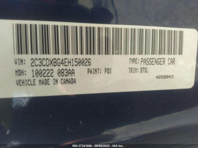 2C3CDXBG4EH150026 Dodge Charger Se