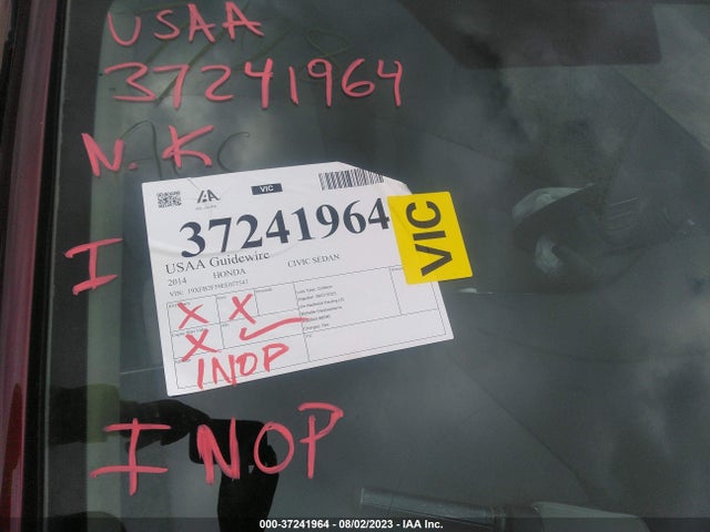 Honda Civic Sedan Lx 2014 19XFB2F59EE077547 Image 15