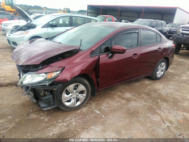 Honda Civic Sedan Lx 2014 19XFB2F59EE077547 Image 2