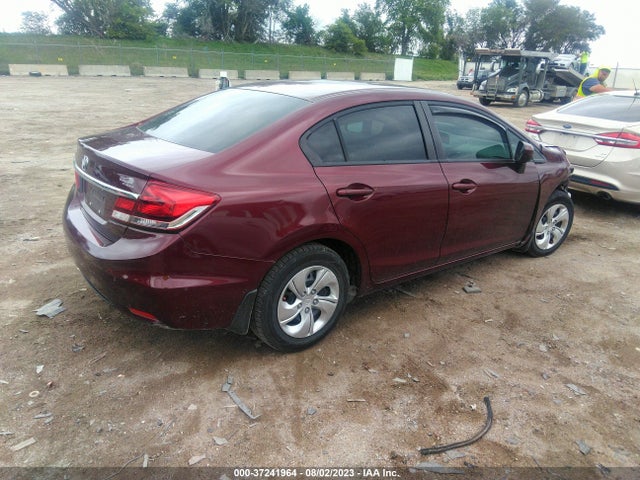 Honda Civic Sedan Lx 2014 19XFB2F59EE077547 Image 4