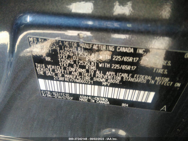 Toyota Rav4 Xle 2017 2T3RFREV7HW660221 Image 15