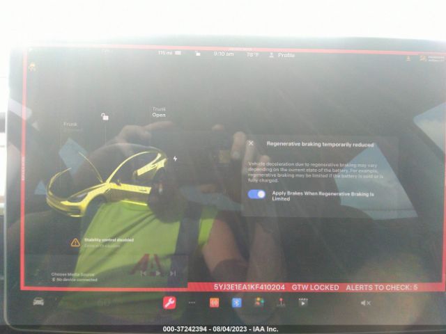 5YJ3E1EA1KF410204 Tesla Model 3 Range