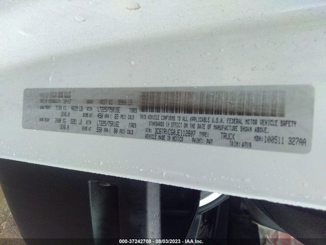 3C6TRVCG0JE112807 RAM Promaster Cargo Van