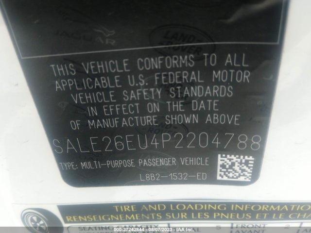 2023 Land Rover Defender, VIN: SALE26EU4P2204788