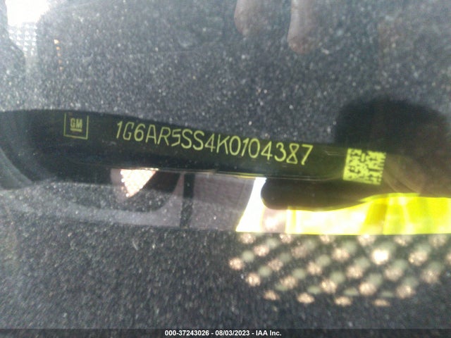 1G6AR5SS4K0104387 Cadillac Cts Sedan Luxury Rwd