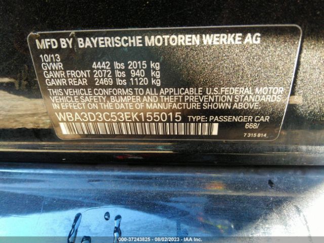 WBA3D3C53EK155015 BMW 3 Series 328d