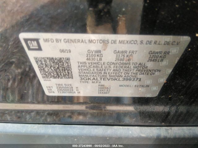3GKALTEV5KL399371 GMC Terrain Sle