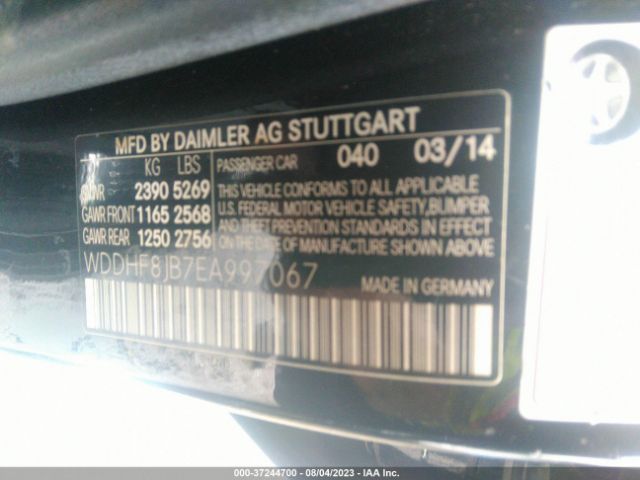 WDDHF8JB7EA997067 Mercedes-Benz E 350 4matic