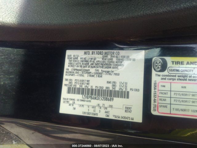 1ZVBP8AM3E5208689 Ford Mustang V6
