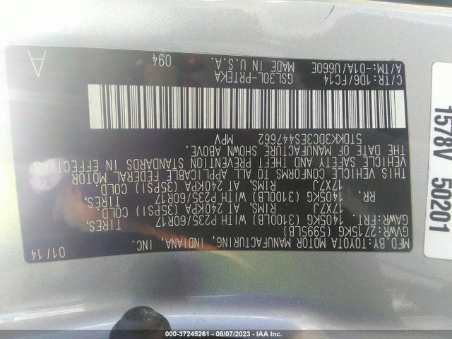 Toyota SIENNA LE 2014 5TDKK3DC3ES447662 Image 9