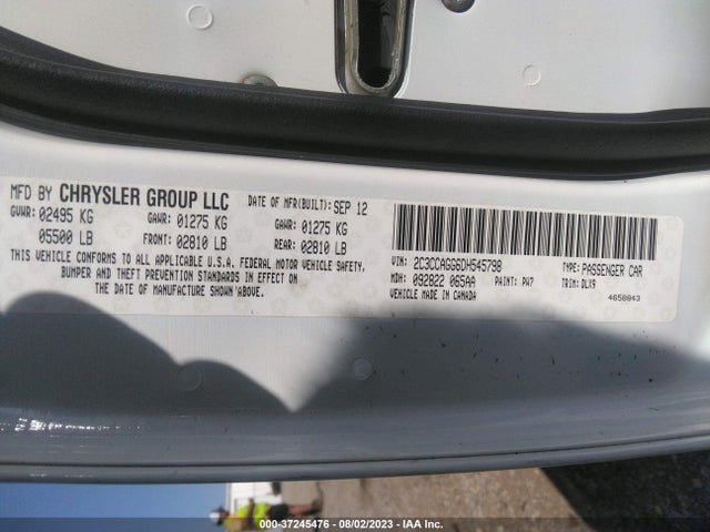 2013 CHRYSLER 300 300S VIN: 2C3CCAGG6DH545798