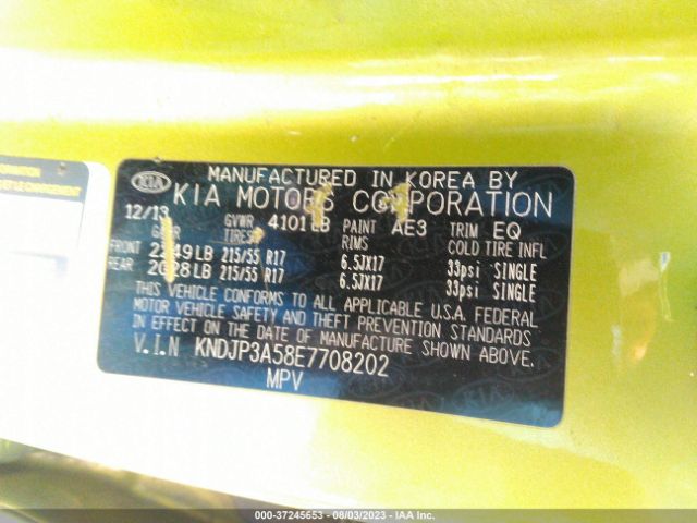 KNDJP3A58E7708202 KIA SOUL +