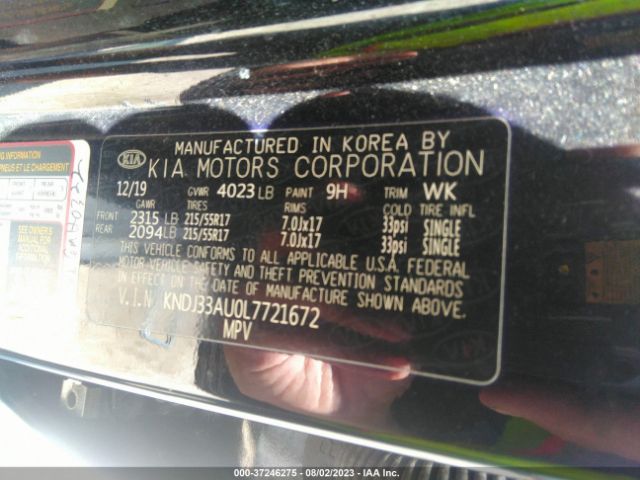 KNDJ33AU0L7721672 KIA SOUL EX