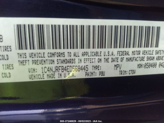 1C4NJRFB4ED568445 Jeep Patriot Latitude