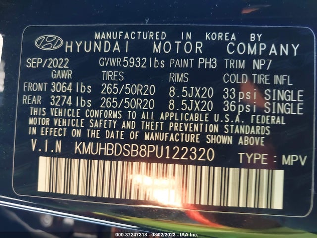 Genesis GV80 2023 KMUHBDSB8PU122320 Image 15