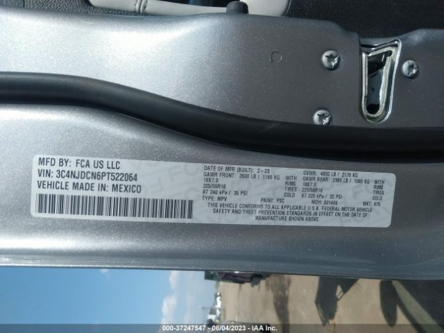 3C4NJDCN6PT522064 Jeep Compass Limited