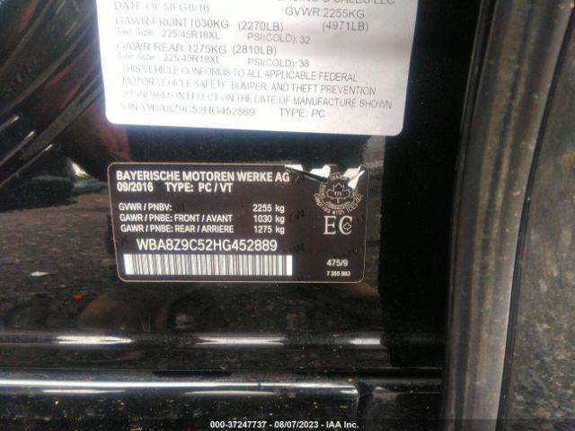 WBA8Z9C52HG452889 BMW 3 Series 330i Xdrive